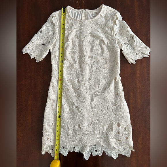 Lace Overlay Party Dress - Picture 8 of 9